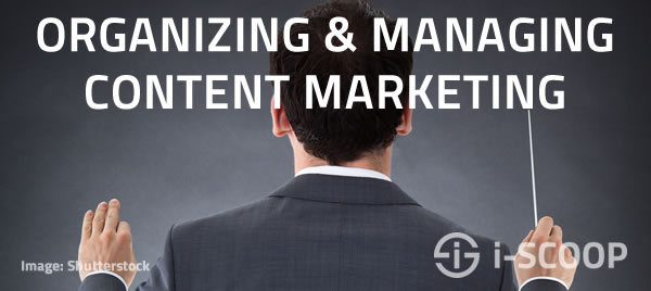 Organizing and managing content marketing